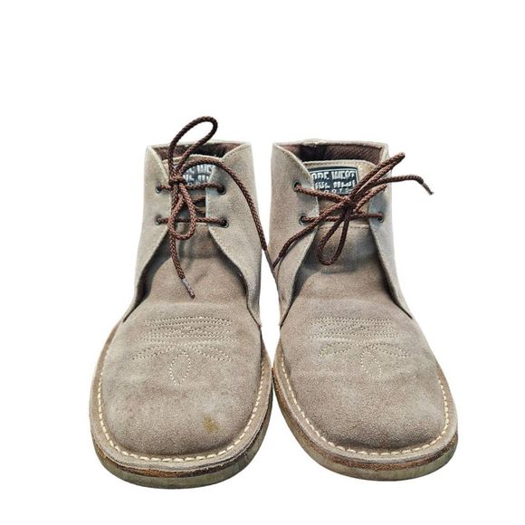 Code West Gray Suede Chukka Boots Men's Size 9.5 - Picture 6 of 11